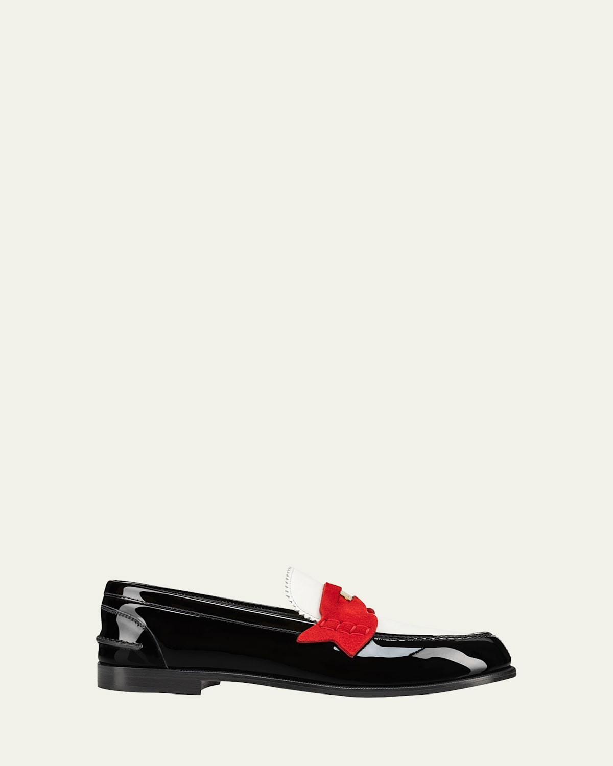 Donna Patent Red Sole Penny Loafers | Bergdorf Goodman