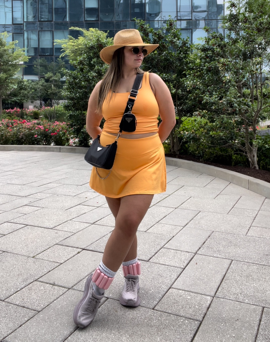 hot girl walk uniform🧡🧡🧡

#LTKcurves #LTKunder50 #LTKFitness