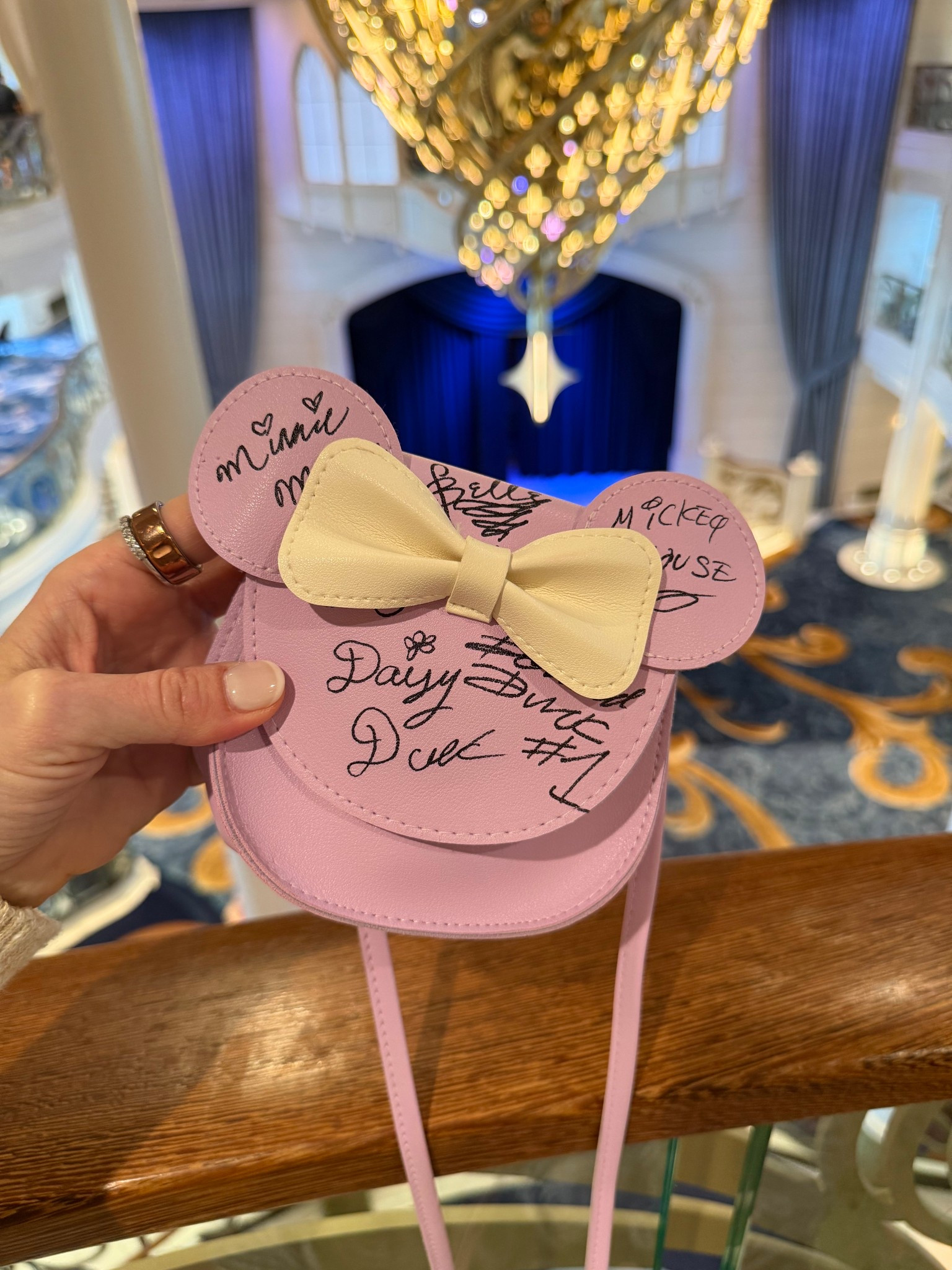 Ditch the autograph books… do this instead 🎀✨

I grabbed these Minnie-inspired bags for the girls before our cruise, and it turned out to be one of the sweetest decisions.
They ran from character meet to character meet, proudly holding their purses and collecting signatures along the way 🥹

Now they carry them everywhere—filled with memories from the trip instead of tucked away on a shelf.
Such a simple swap, but it made the experience feel even more magical.

Saving this idea for our next Disney adventure for sure.

#DisneyCruise #DisneyMom #GirlMomMagic #DisneyMemories #CharacterMeetAndGreet #FamilyTravelIdeas 

#LTKTravel #LTKmomlife #LTKKids