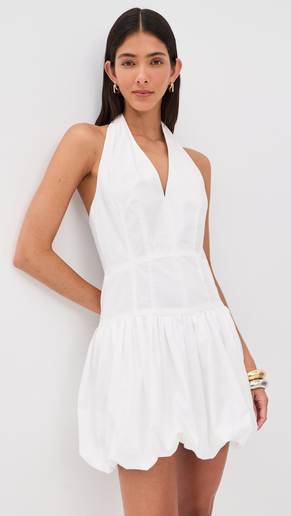 Brooke Cotton Halter Mini Dress | Shopbop
