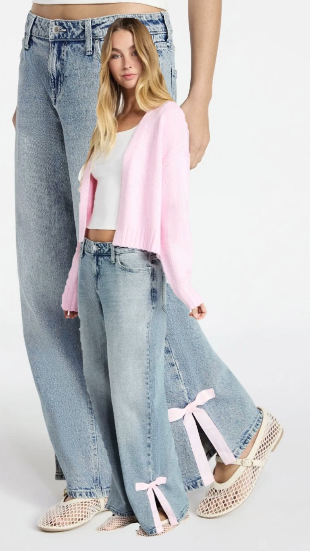 Soft girl spring, but make it cozy Walmart chic. Think pastel sweatsuits, floral puffer vests, bow‑detail jeans, and baby yellow tops you can actually lounge in and live in.
 #tryonhaul #fashionreels #luxeezette

#LTKFindsUnder50 #LTKootd #LTKgrwm