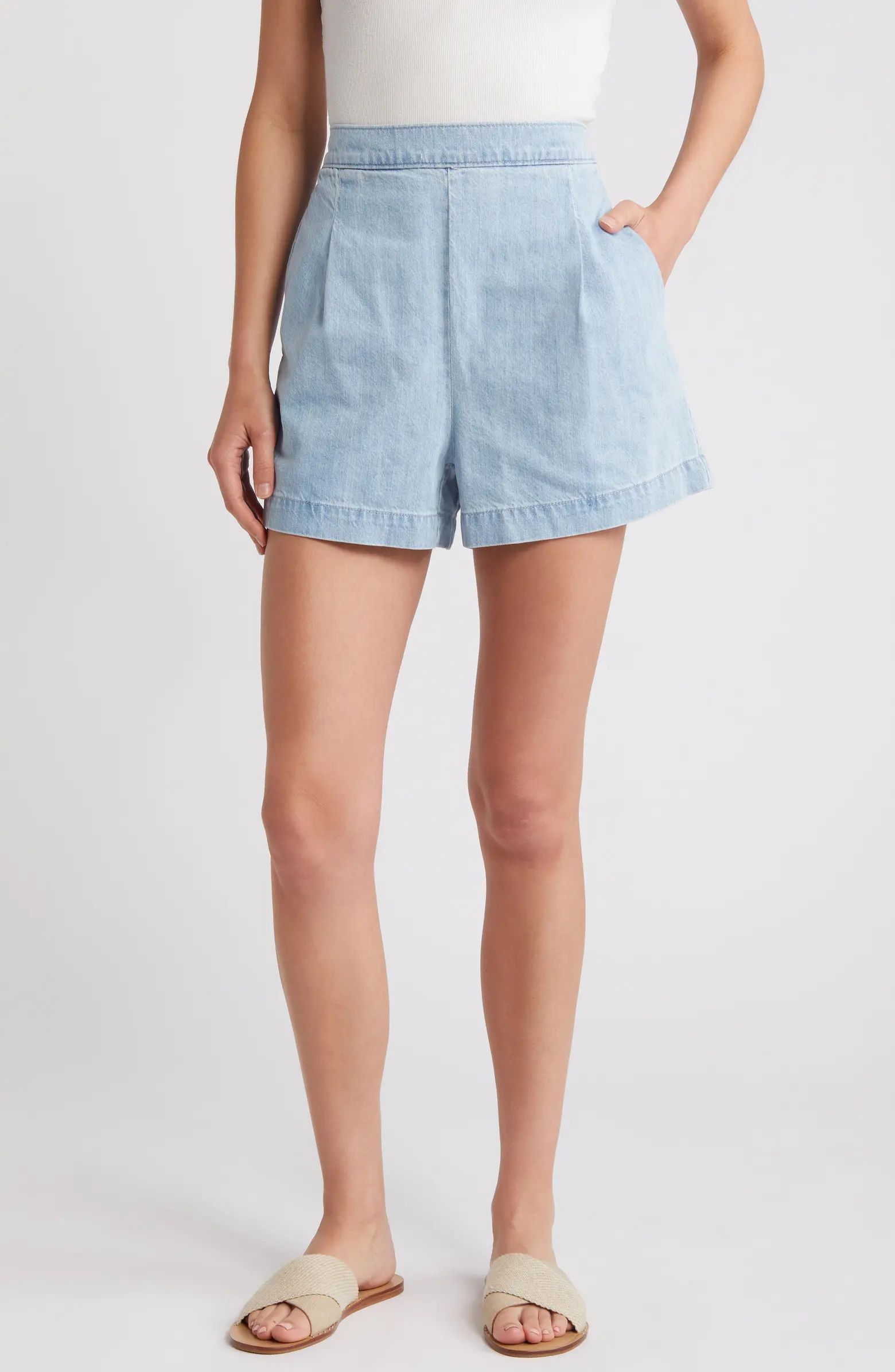 Madewell Clean Denim Pull-On Shorts | Nordstrom | Nordstrom