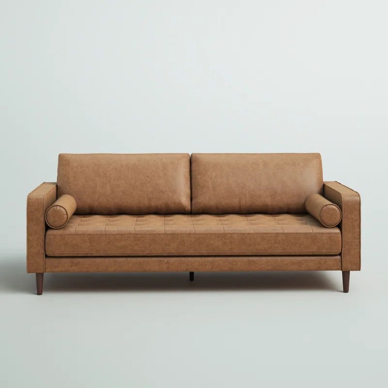 Reign 87.8'' Vegan Leather Sofa | Wayfair North America