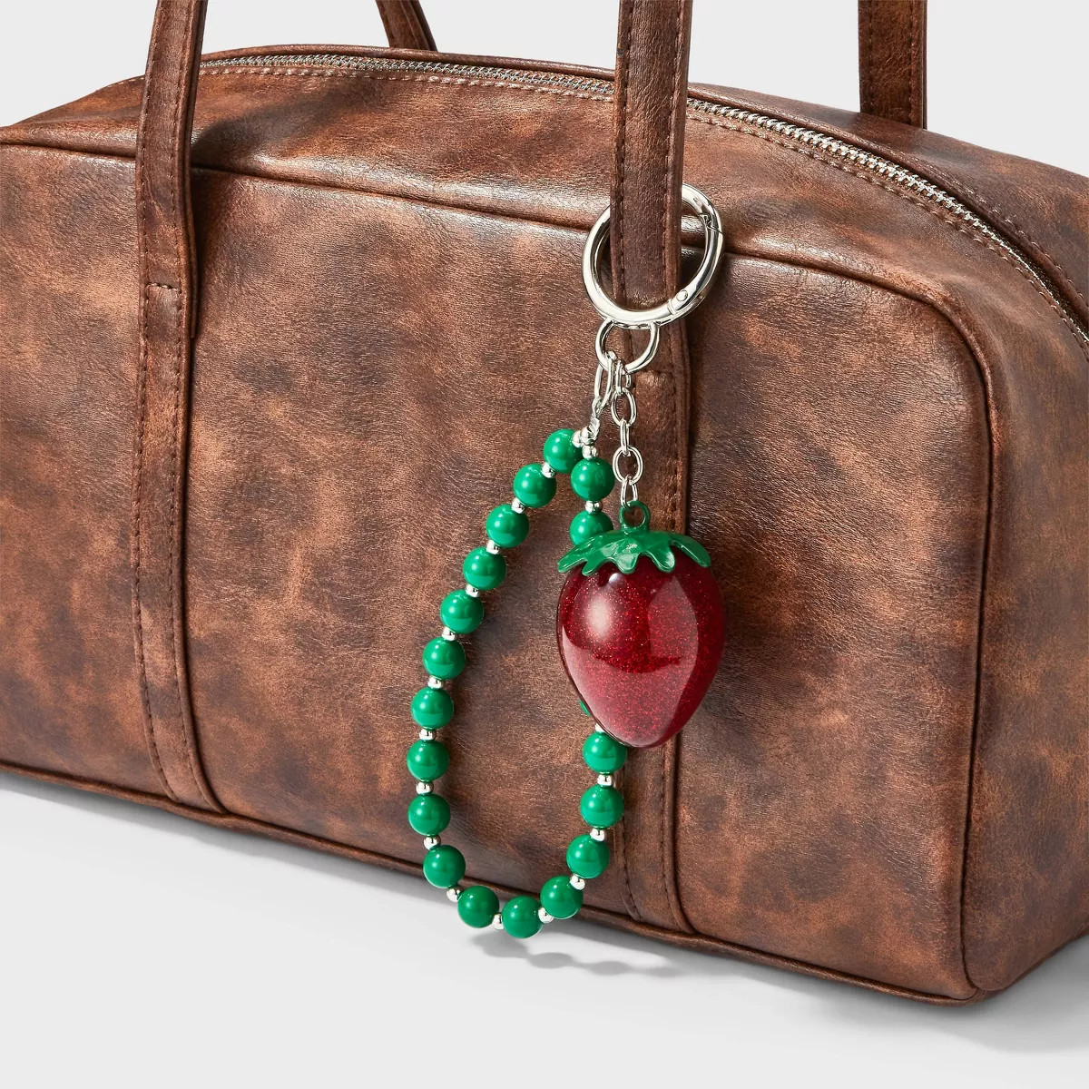 Glitter Strawberry Beaded Bag Charm - Wild Fable™ Multi | Target