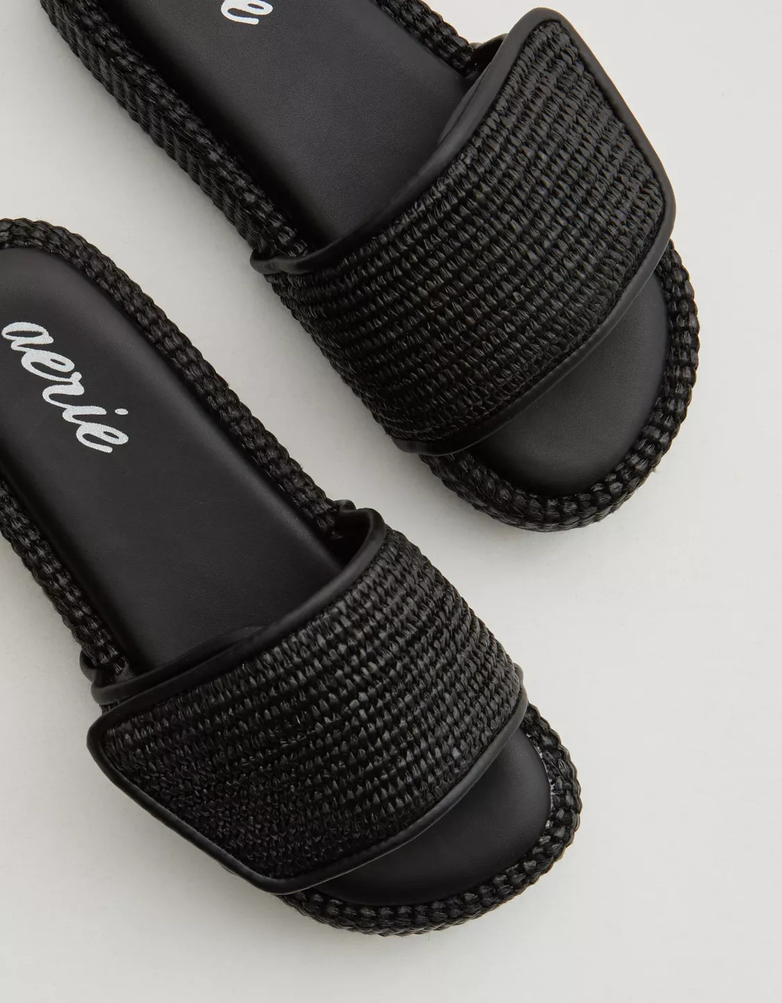 Aerie Straw Sandal | Aerie