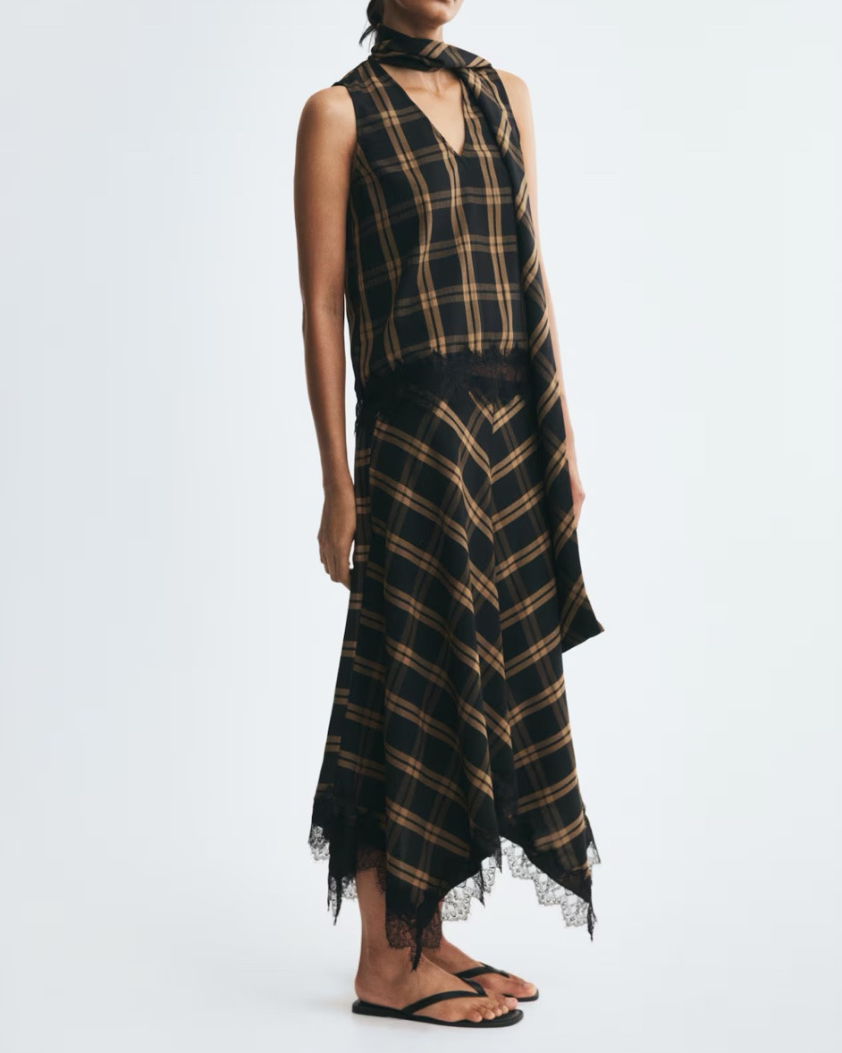 Lace trim plaid tank top and midi skirt matching set 

Lace trim plaid dress

#LTKSeasonal