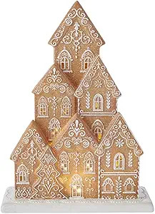 RAZ Imports 2022 Holiday in Provence 15.5" White Icing Gingerbread House | Amazon (US)