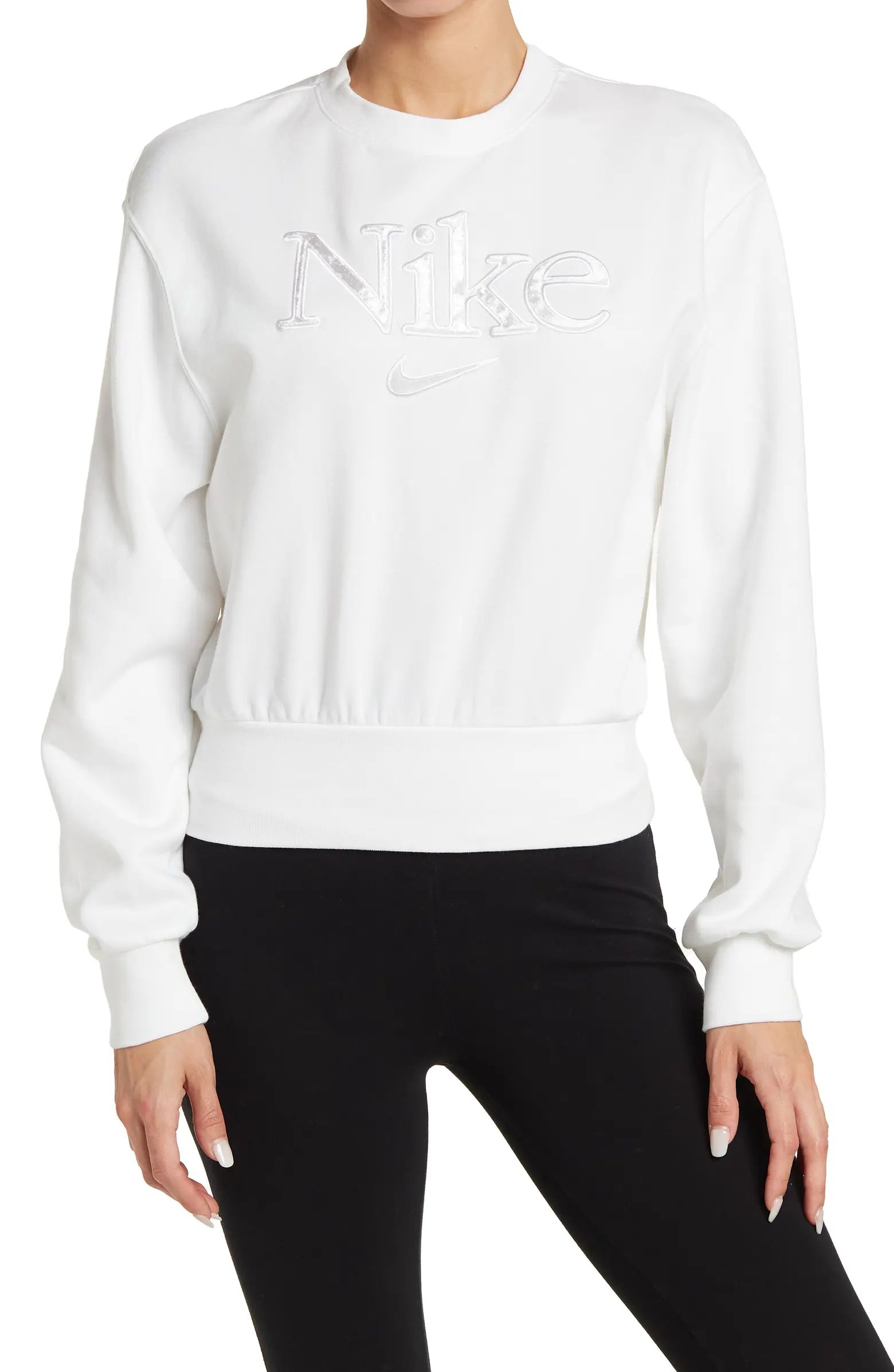 Sportwear Femme Fleece GX Crew Crop Sweatshirt | Nordstrom Rack