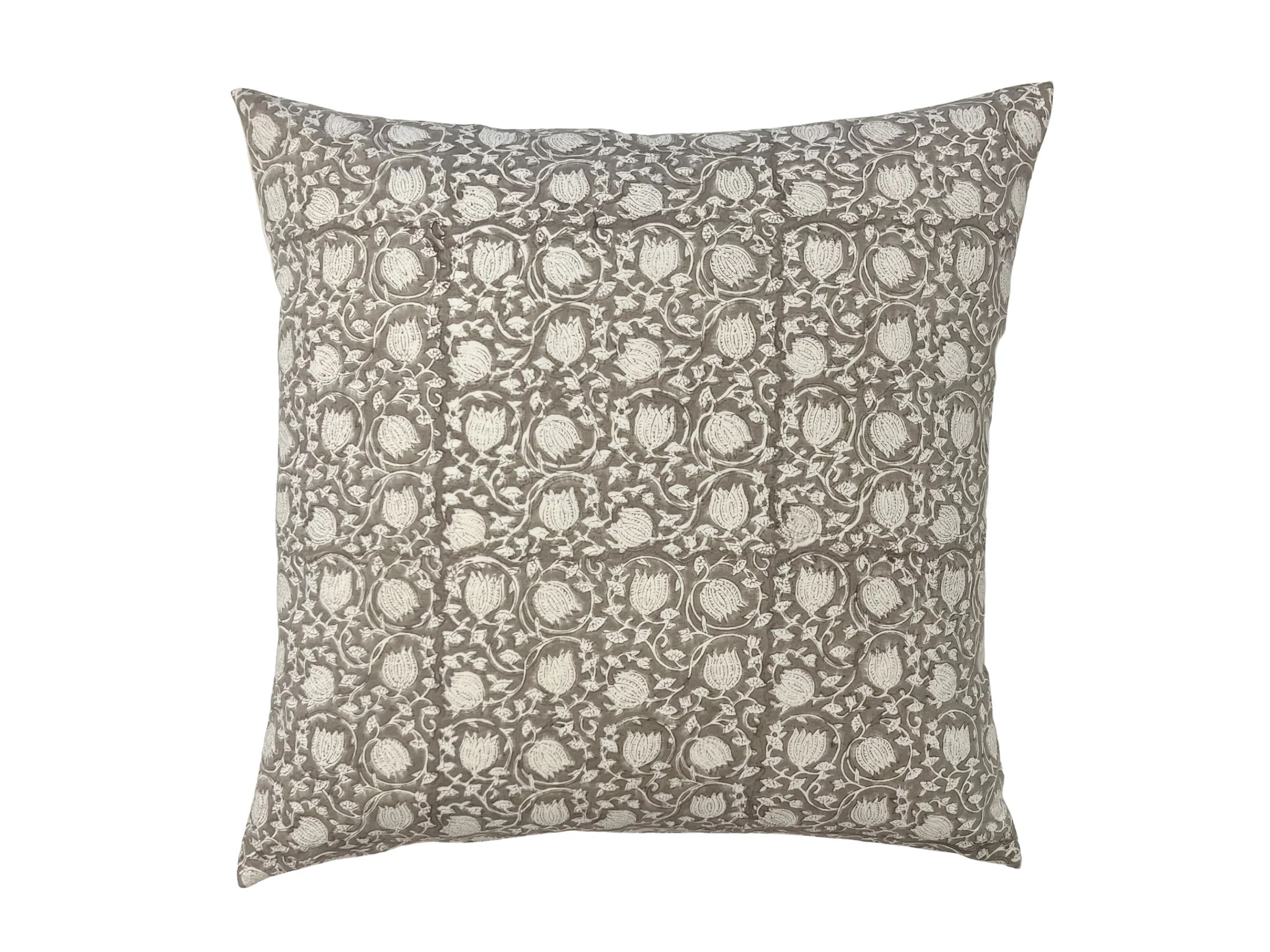 Shop Handmade Emma Hand Block Pillow Covers USA | Maple Village Lane