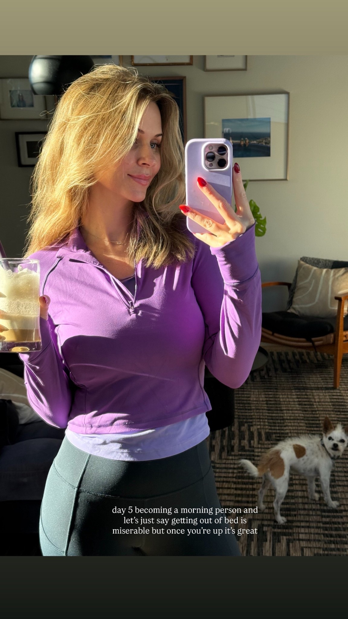 Morning people unite! It’s so cold in austin and I love throwing on these cute covered long sleeved half zips! They come in so many good colors. This is a size small  

#LTKActive #LTKmorningroutine #LTKFindsUnder50