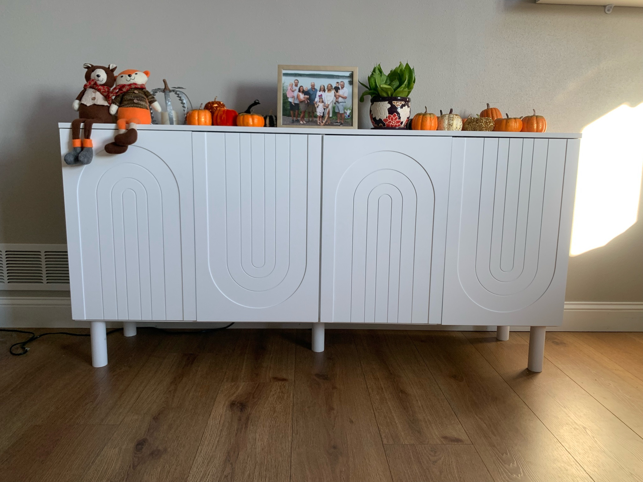 Loving this sideboard piece for under our tv. It allows a lot of room for storage for games and other things. Currently on sale!

#LTKHome #LTKSaleAlert #LTKFamily