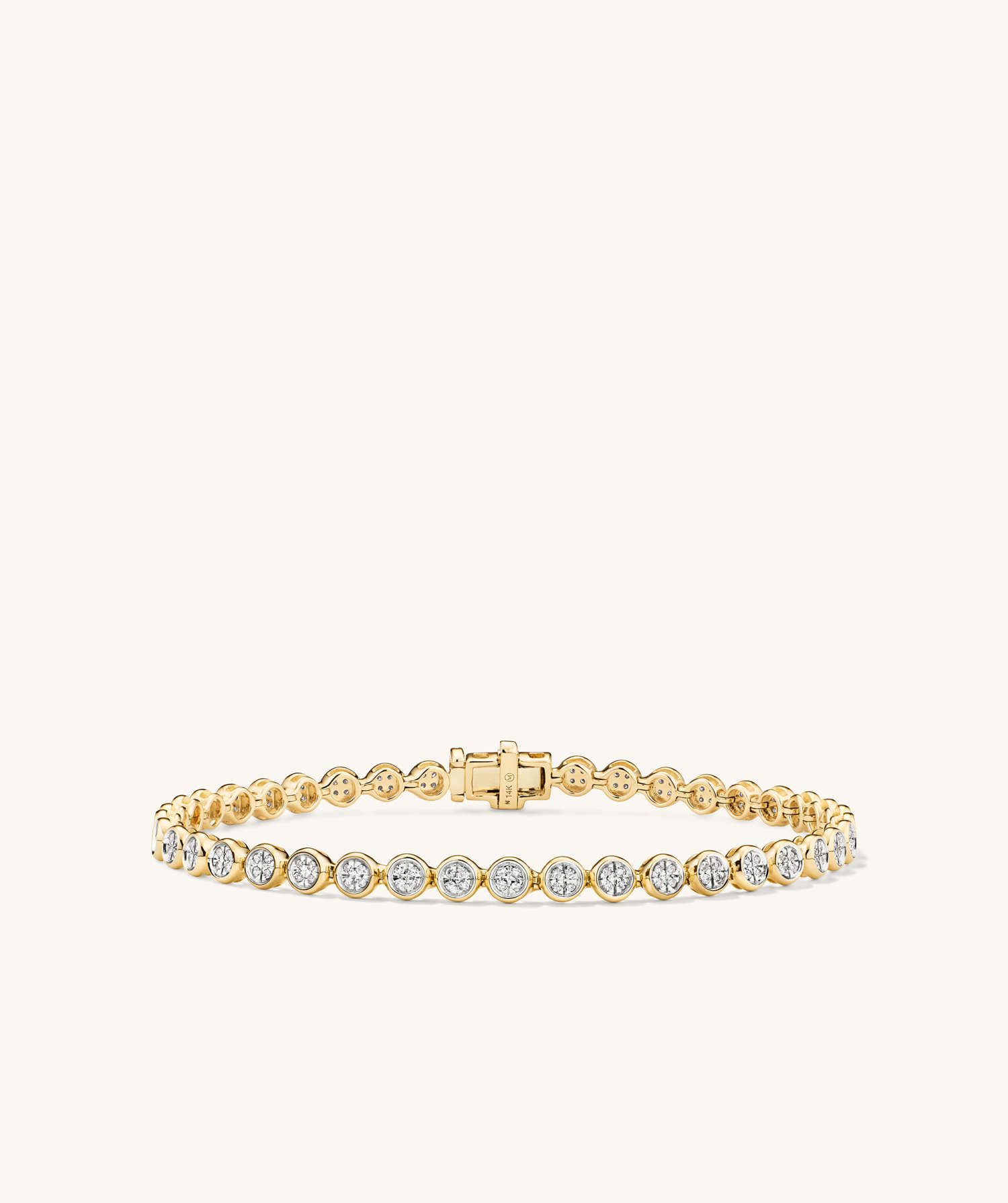 Micro-Pavé Diamond Rivière Bracelet | Mejuri (Global)