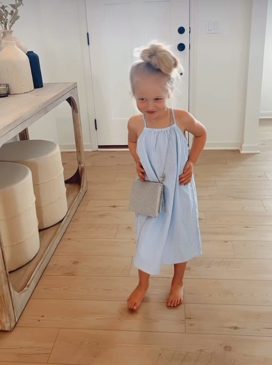 Little girl spring clothes, dresses, H & M, blue dress, 4 year old. Vacations, summer. Beach, sandals, sets, swimsuit.

#LTKbaby #LTKstyletip #LTKkids