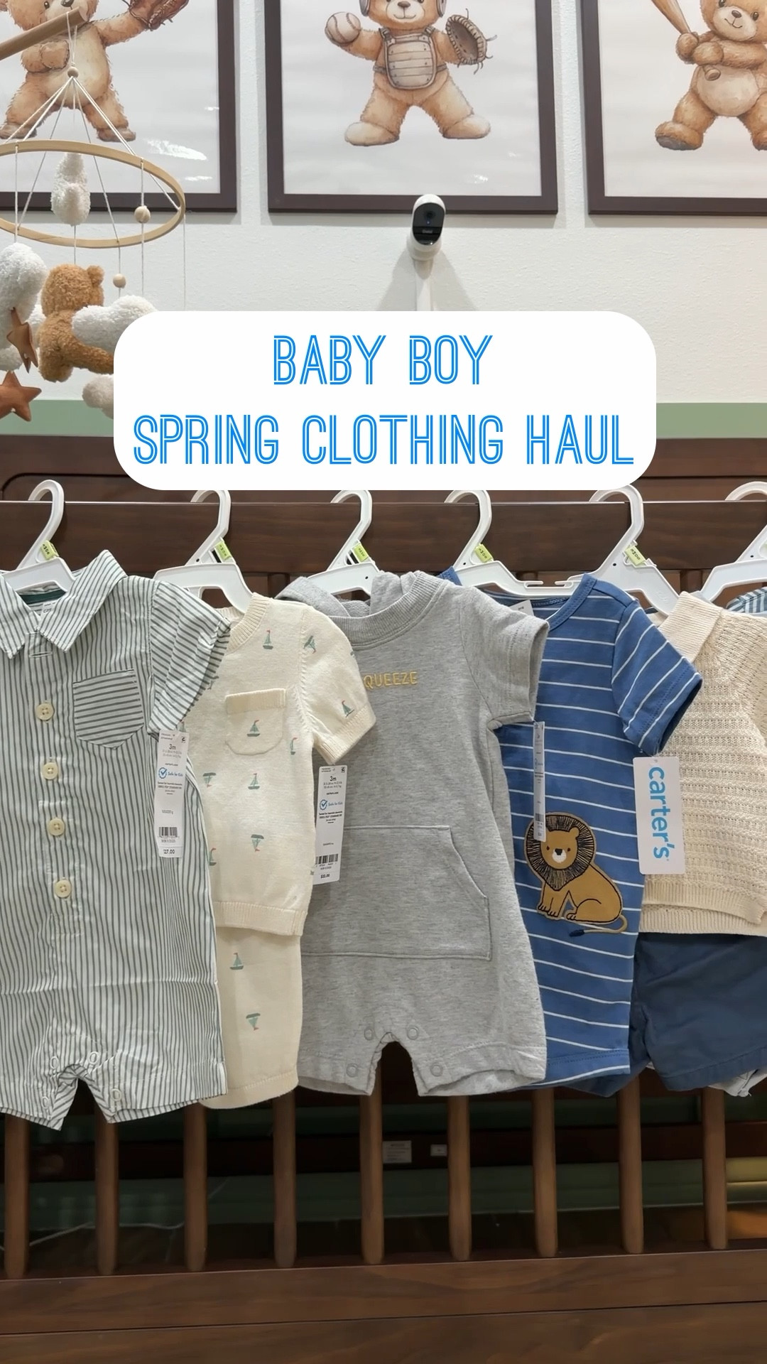 Baby boy spring clothing haul - Carters 

#LTKSpringSale #LTKSaleAlert #LTKBaby