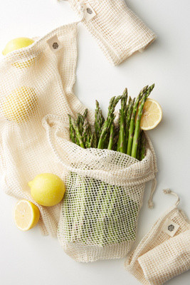 Ever Eco 4-Pack Organic Cotton Net Produce Bags | Anthropologie (US)