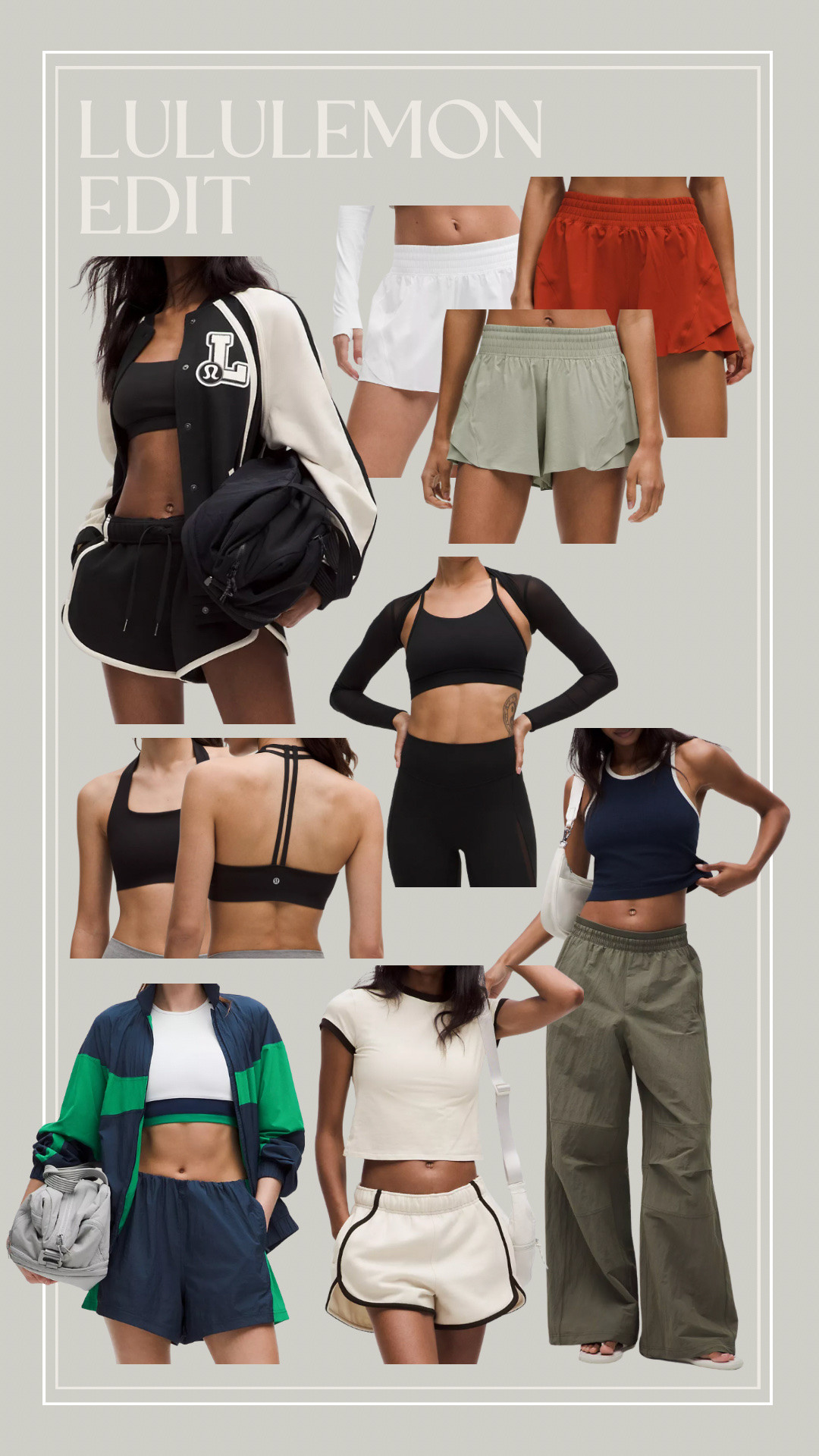 Lululemon new releases top picks 😍

Summer shorts, active shorts, tank top, cargo pants, sweatshorts, varsity jacket, sports bra, activewear 

#LTKActive #LTKSeasonal