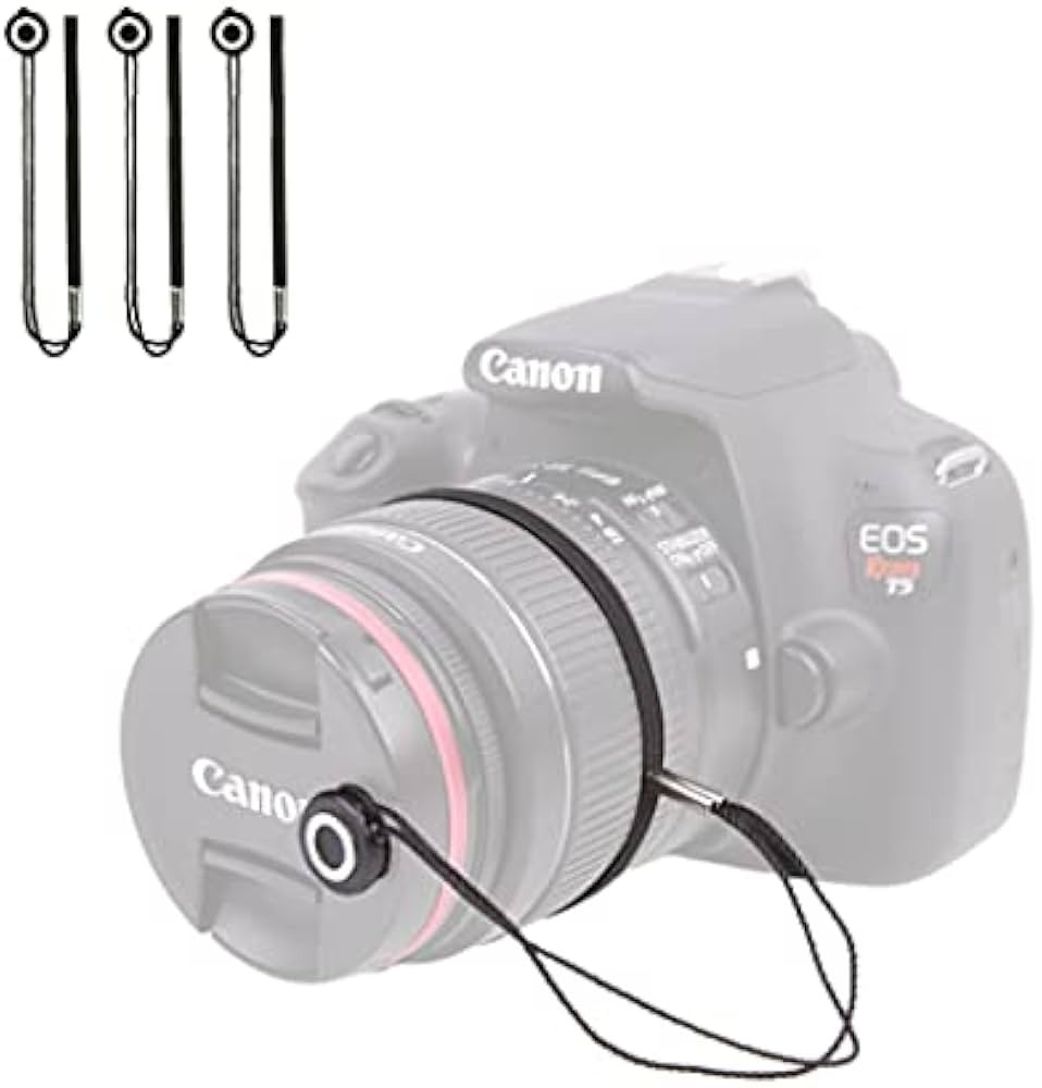 Foto&Tech Camera Lens Cap Leash with Elastic String, Compatible with Universal DSLR SLR Evil Mirr... | Amazon (US)