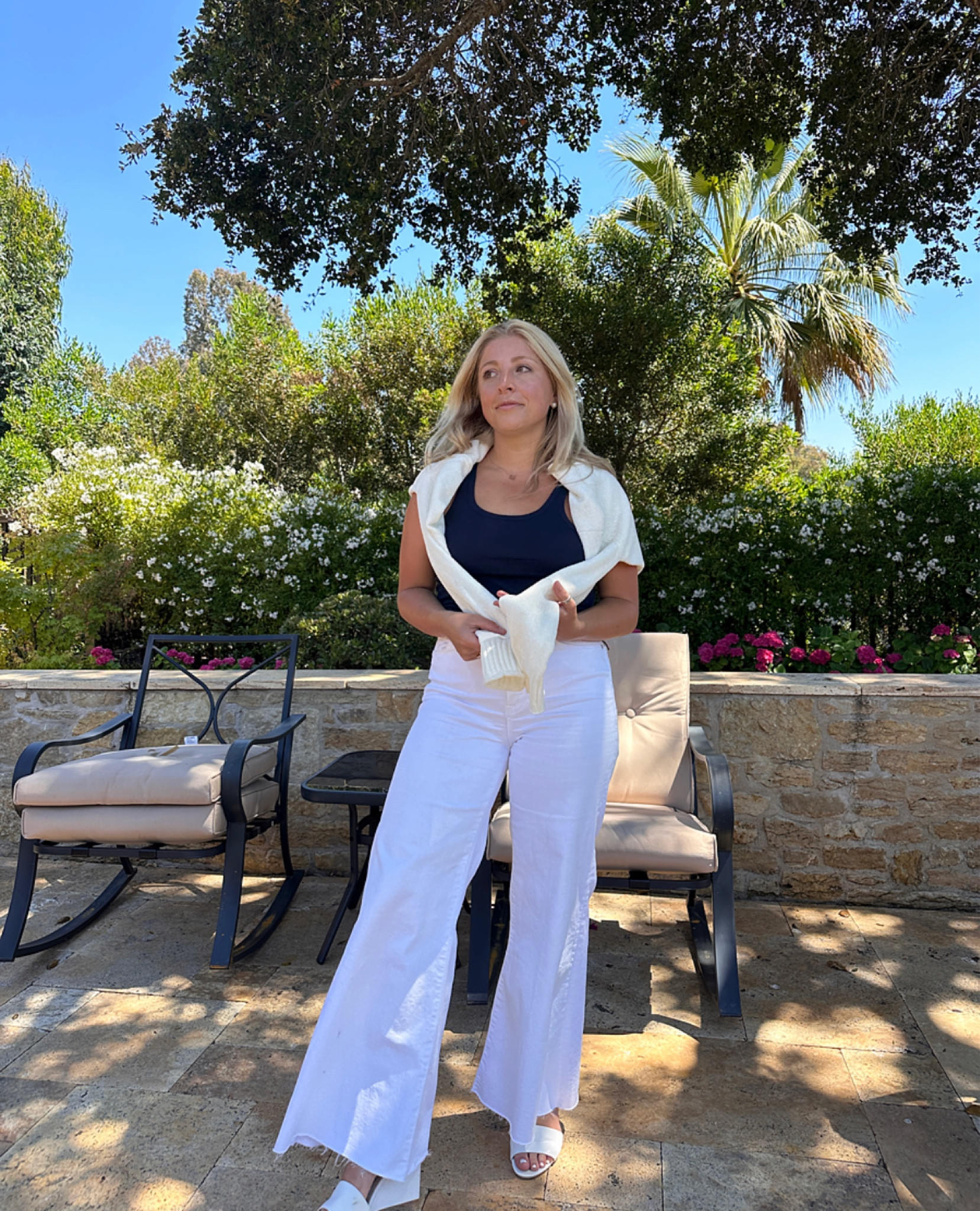 White wide leg jeans on sale 

Wearing a size 27


#LTKsalealert #LTKSeasonal #LTKmidsize