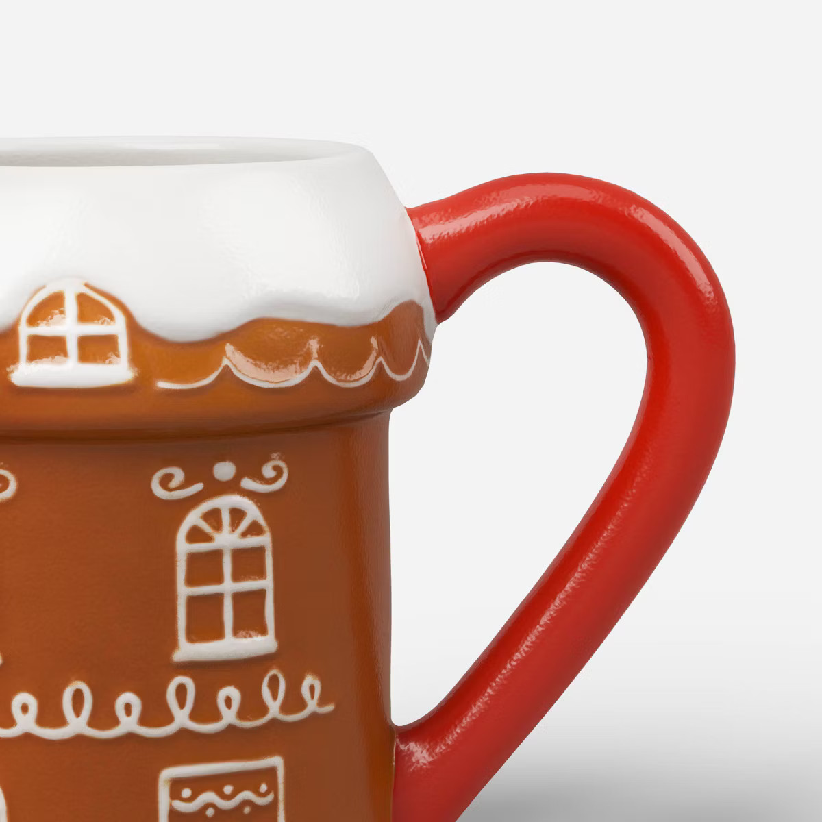 15.8 fl oz Christmas Stoneware Figural Gingerbread House Mug - Wondershop™ | Target