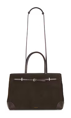 VERAFIED Suede Book Tote Bag in Brown from Revolve.com | Revolve Clothing (Global)