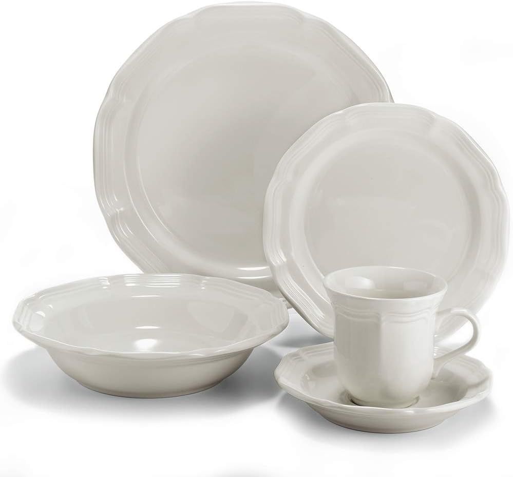 Mikasa French Countryside 40-Piece Dinnerware Set, Service for 8 | Amazon (US)
