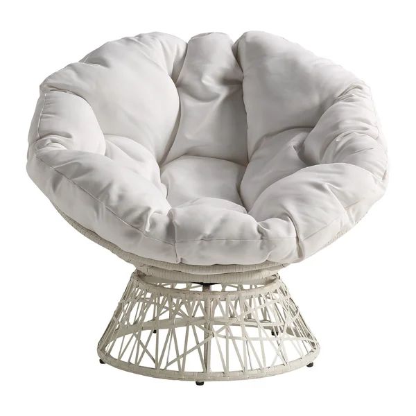 Kearns 40'' Wide Tufted Swivel Papasan Chair | Wayfair North America