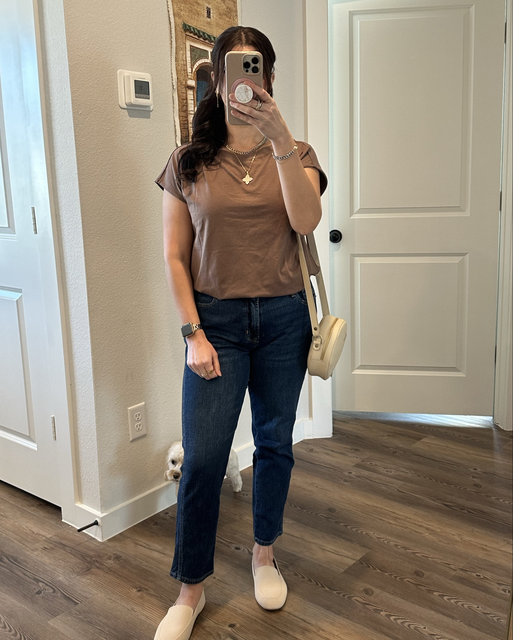 Trying to embrace fall while still having high temps. I love this outfit, comfy but felt put together at the same time. 

#LTKSeasonal #LTKMidsize #LTKStyleTip