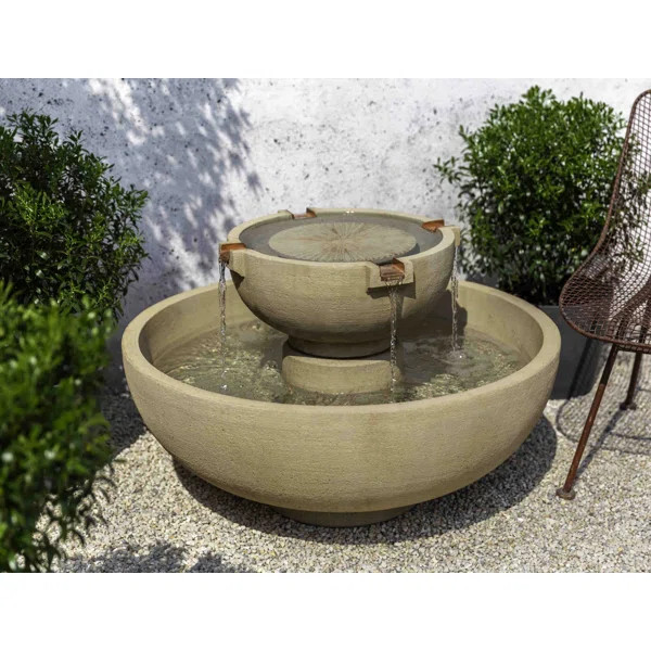 Del Rey Hand Crafted Weather Resistant Floor Fountain | Wayfair North America
