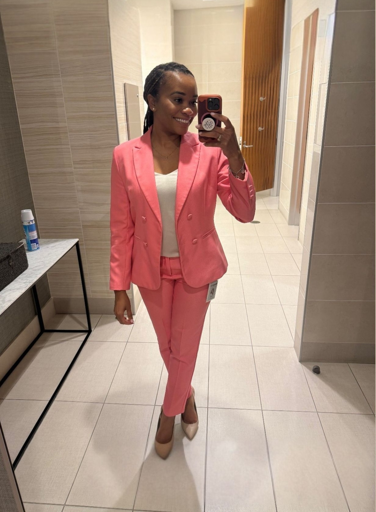 Kill ’em with a pink suit 💗💼  Outfit linked ✨
 

 #LTKootd