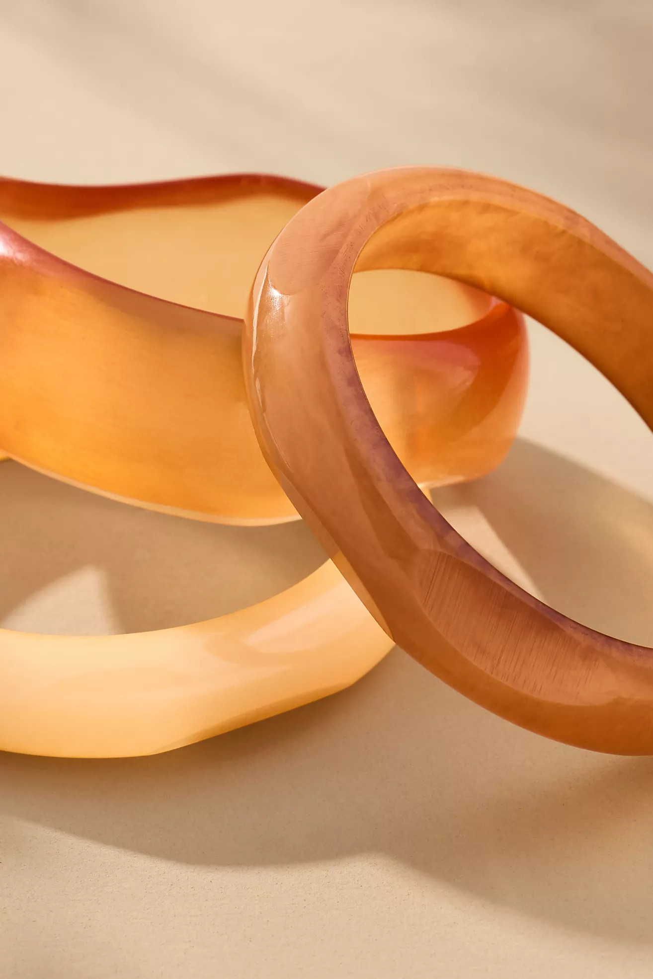 Round Bangle Bracelets, Set of 3 | Anthropologie (US)