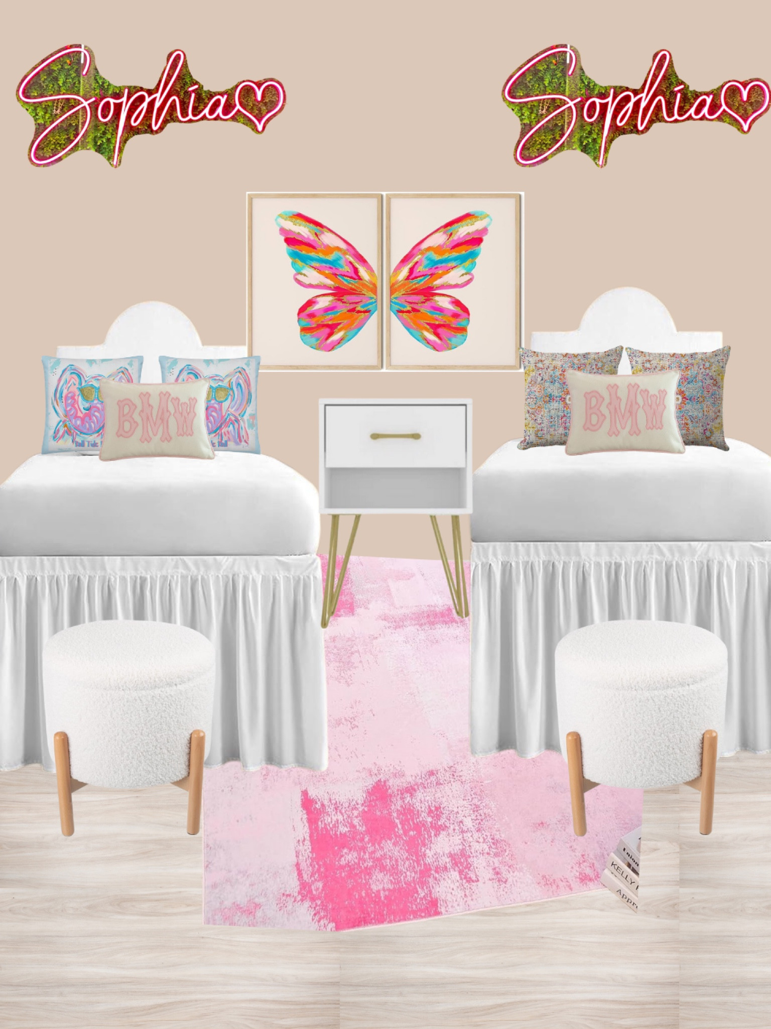 Girls dorm room mood board 
Mood board, bedroom mood board, twin girls room, teen girls bedroom, college dorm room, dorm room essentials, university of Alabama, preppy, preppy home decor, wall art, bedding, throw pillows

#LTKU #LTKHome #LTKSaleAlert