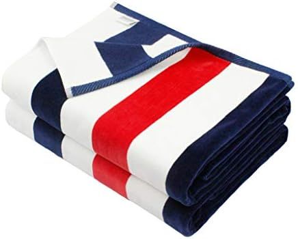 COTTON CRAFT Oversized XL Beach Towel 35 x 70 - 2 Pack - 100% Cotton Velour - Big & Huge - Pool Picn | Amazon (US)