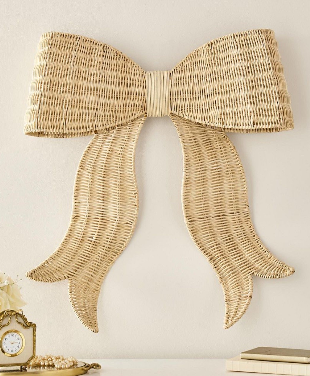The cutest coastal grandmillenial home wall decor
Rattan bow 


#LTKHome #LTKGiftGuide #LTKStyleTip