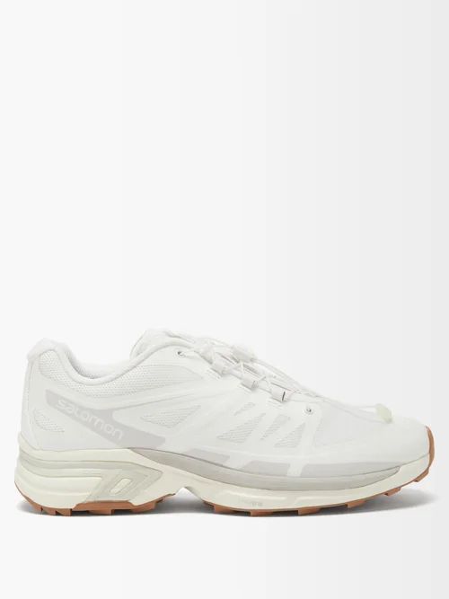 Salomon - Xt-wings Advanced 2 Mesh And Rubber Trainers - Mens - Beige | Matches (US)