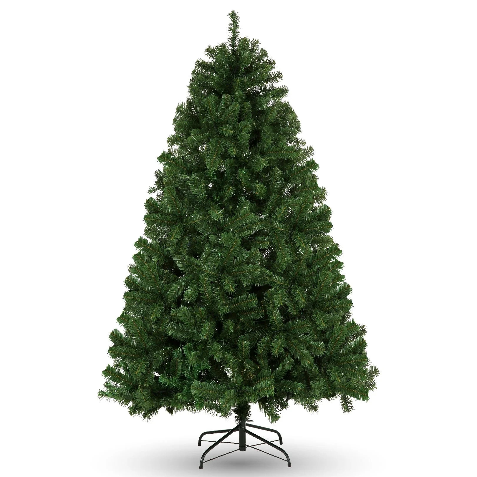 Funcid 6ft Premium Hinged Artificial Christmas Tree Full Tree with 1477 PVC Branch Tips, Foldable... | Walmart (US)