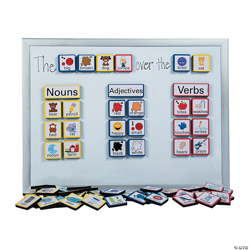 4 1/4" x 1 1/2" Language Sentence Building Foam Magnets - 103 Pc. | Oriental Trading Company