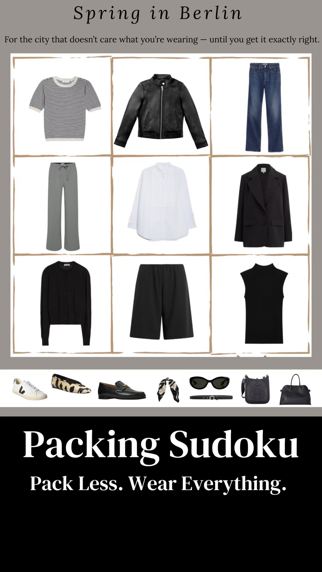 This is the Berlin grid I use when I want everything to just work.
Simple pieces that mix easily and carry you through the day without overthinking it.
Everything is linked. The full system is inside the guide if you want to build your own.