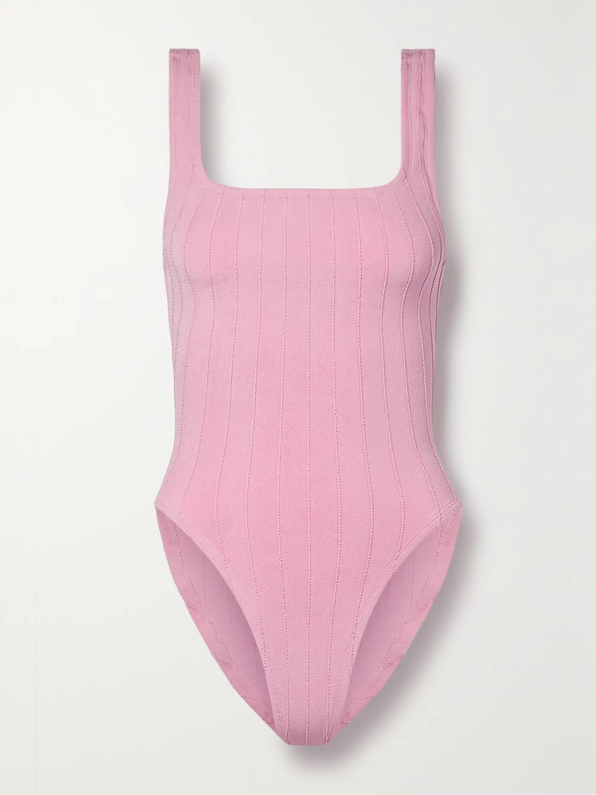+ NET SUSTAIN Nile ribbed swimsuit | NET-A-PORTER (US)