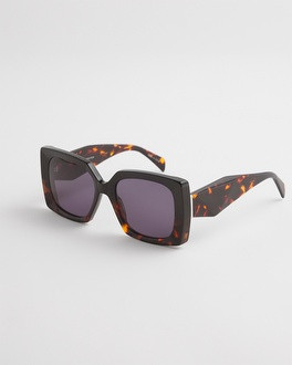 Faux Tort Rectangle Sunglasses | Chico's