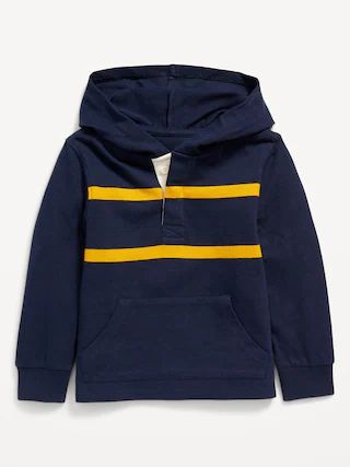 Long-Sleeve Hooded Rugby Polo Shirt for Toddler Boys | Old Navy (US)