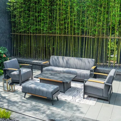 Gederts 7 - Person Outdoor Seating Group with Cushions | Wayfair North America