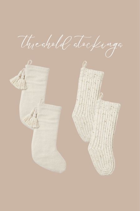 Neutral knit stockings from Threshold with studio McGee at Target. Love both styles! Only $15! 

#LTKSeasonal #LTKhome #LTKHoliday