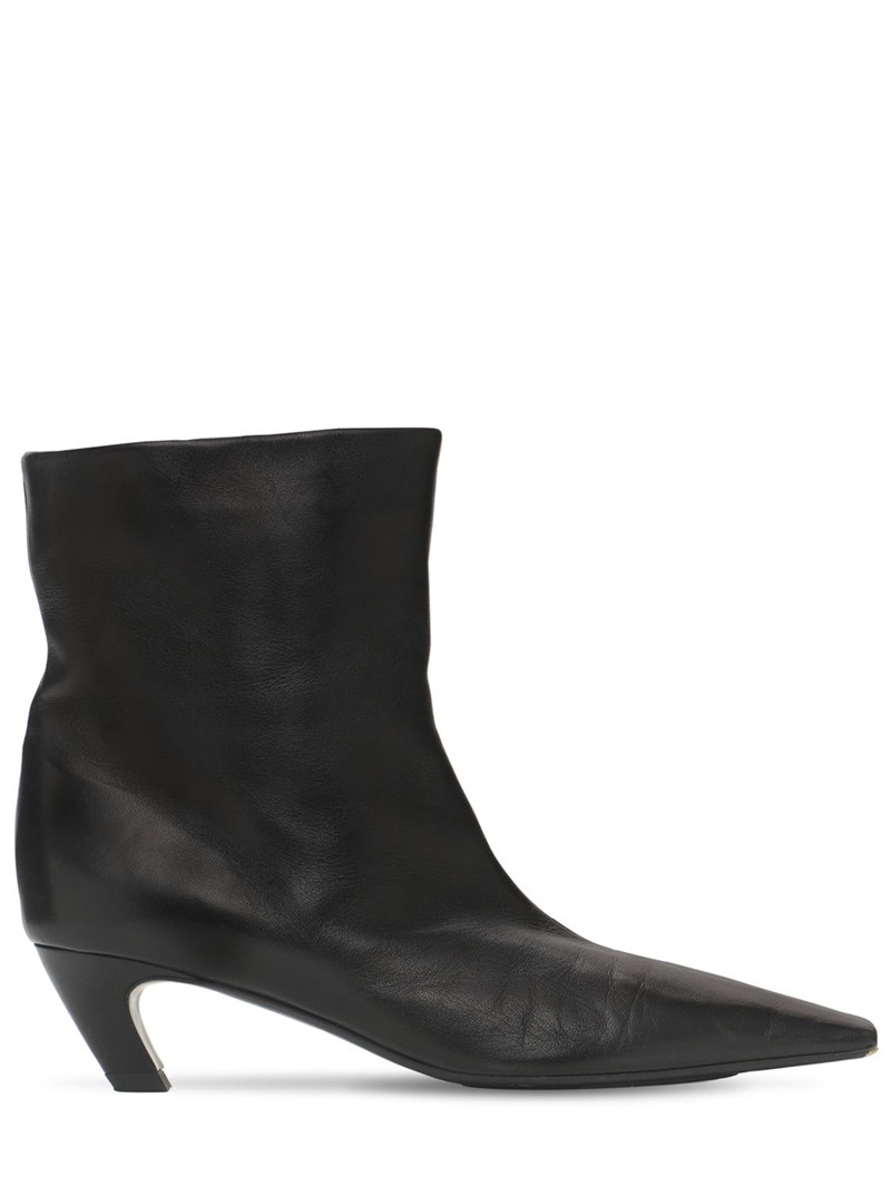 50mm hohe stiefeletten aus leder „arizona“ - Khaite - Damen | Luisaviaroma | Luisaviaroma