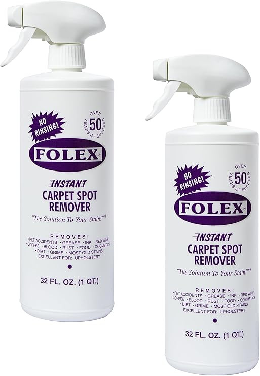 Folex Instant Carpet Spot Remover, 32 Fl Oz (Pack of 2) | Amazon (US)
