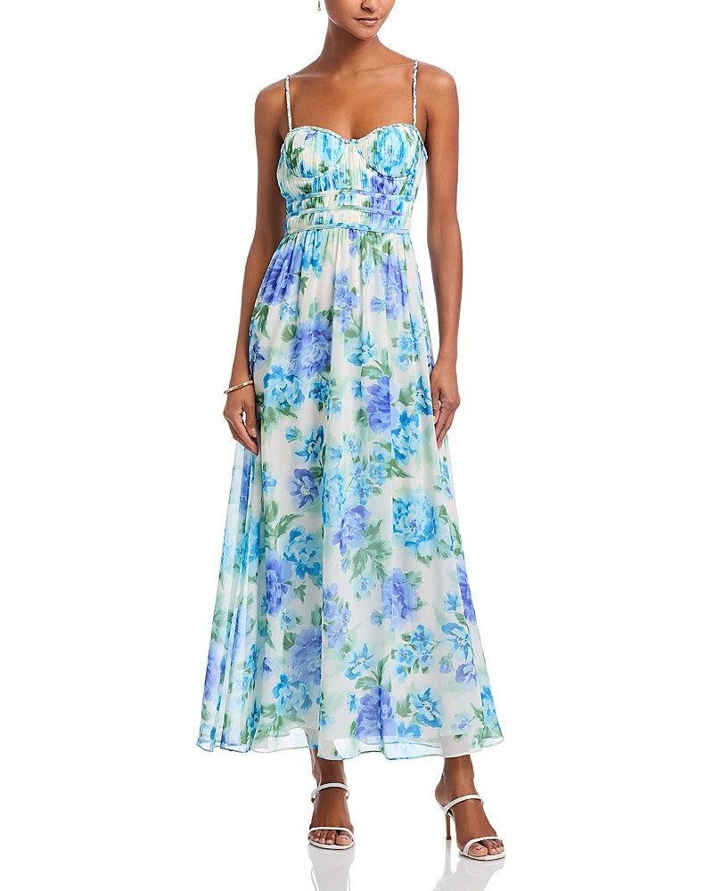 Aqua Floral Sleeveless Maxi Dress - Exclusive | Bloomingdale's (US)