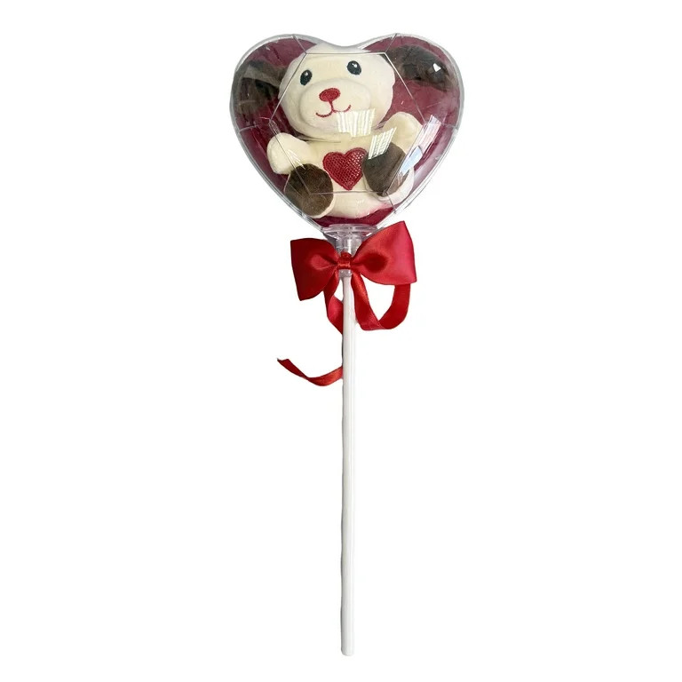 Plush Dog Lollipop, Brown, 14", Valentine's Day by Way To Celebrate | Walmart (US)