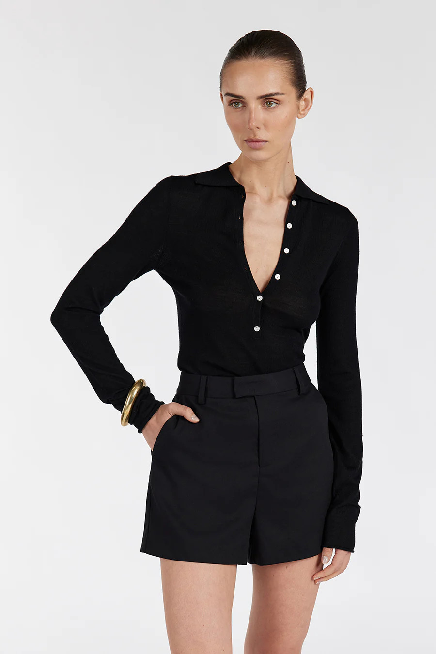 BIANCO BLACK SHORT | DISSH