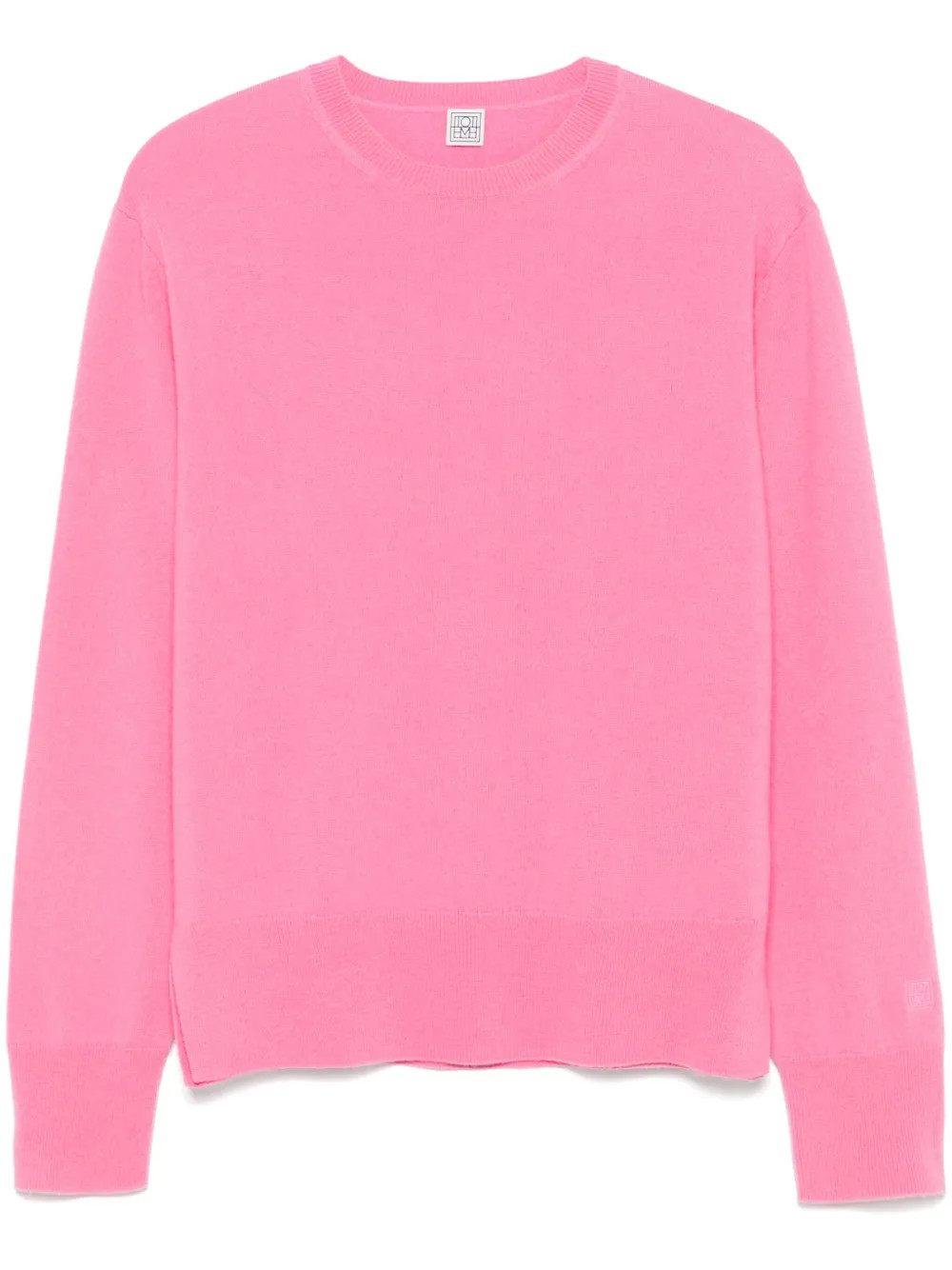 TOTEME crew-neck Cashmere Sweater | Pink | FARFETCH UK | Farfetch Global