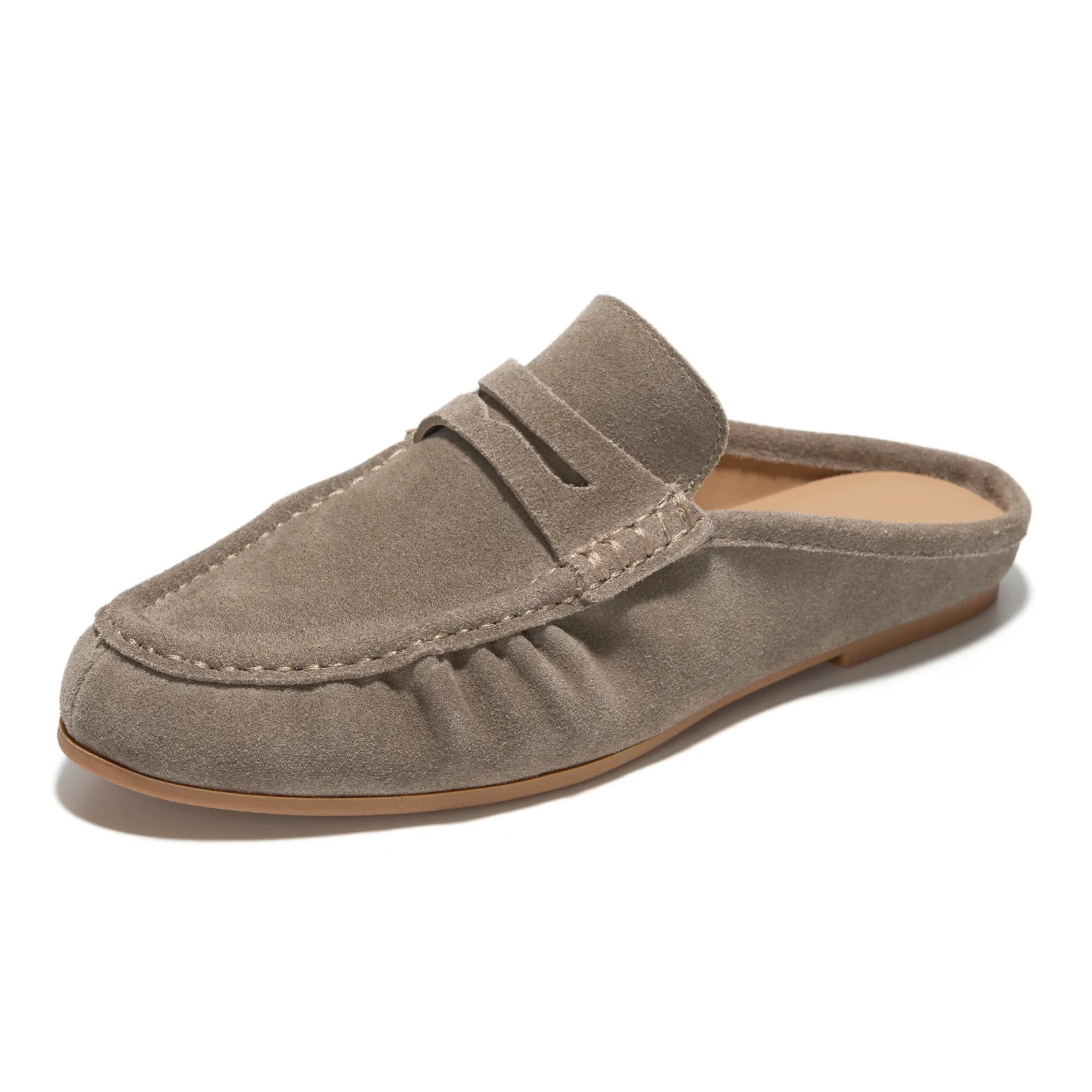 Project Cloud Women's | 100% Genuine Leather Penny Loafers | Memory Fo | Project Cloud