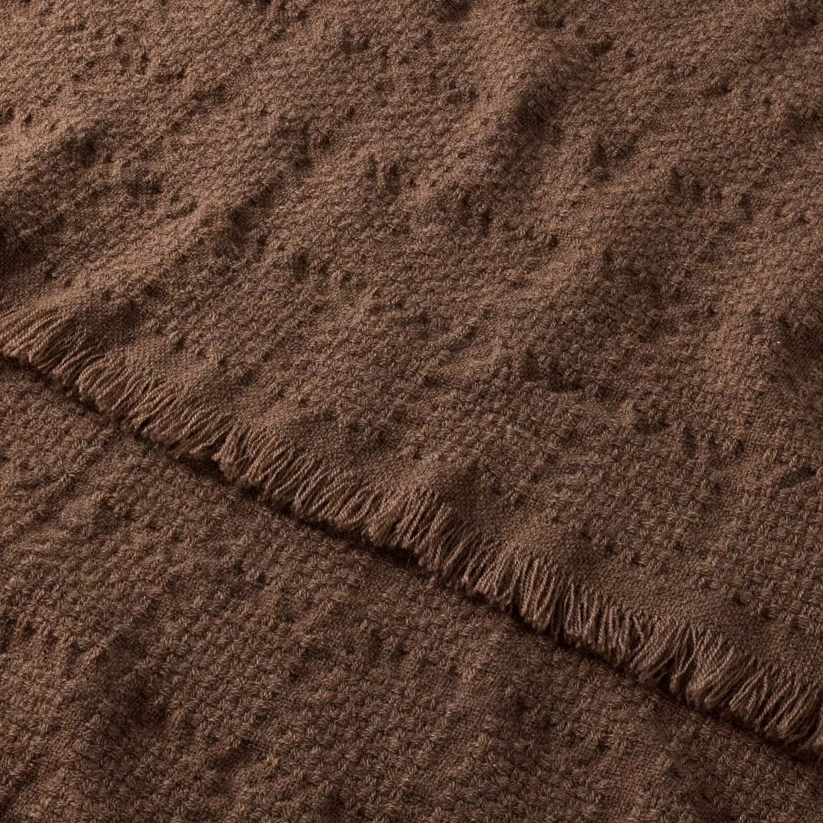 Woven Grid Throw Blanket Tan - Hearth & Hand™ with Magnolia | Target